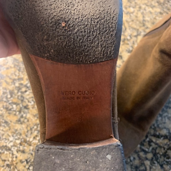 Gidgio brown suede Chelsea bootie - Picture 4 of 6